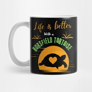 Life is Better with a Horsfield Tortoise Mug